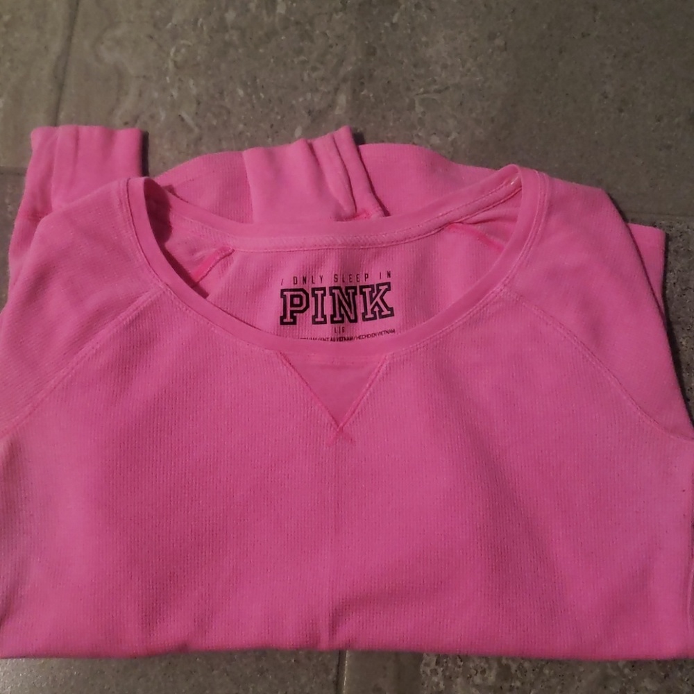 Pink long John shirt - Picture 3 of 4